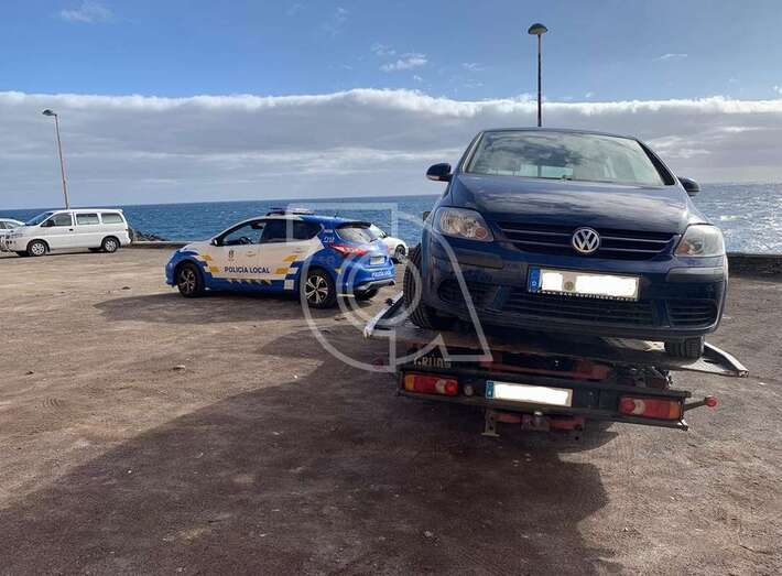 Vehículo inmovilizado/TA.